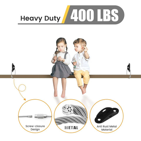 Children sitting on a shelf supported by Heavy Duty Furniture Anchors 10 Pack Anti Tip Straps For Baby Proofing Up To 400 Lbs Earthquake Resistant Metal Wall Anchors