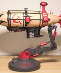 Kirov Airship Military Model Kit With ABS Plastic Build, Rotor And LED Lights, Red Alert 2 Inspired Collectible Diorama Build