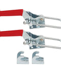 Heavy Duty 2 Pack U Bolt Toggle Clamps With 2000 LB Capacity Adjustable Self Locking Toggle Latch Clamp With Spring Loaded Lever
