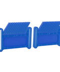 Adjustable Featherboard For Heavy Duty Woodworking Safety Clamp Delivers Sweet Cuts And Rock Solid Grip On Router Table Or Table Saw Straight Up Workshop Beast In Classic Blue, showing two plastic featherboards.