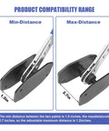 Brake Caliper Press Tool With 360 Degree Swing Ratchet Piston Spreader For Disc Brake Calipers, pistons 1.5 to 2.7 inches