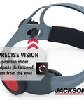 370 Speed Dial Replacement Headgear For Welding Helmets With Oversized Adjuster Knob and Washable Sweatband, side view