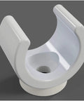 1 Inch PEX Pipe Support Hangers Set Of 130 U Hook PVC Clamps For Water Lines Anti Rust Plastic Clips Socket System Compatible With PEX AL PEX Talon Style Pipe Supports