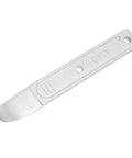 4140 Steel Automotive Pry Tool For Trim Panels And Fasteners, chrome molybdenum car panel removal tool with ergonomic curved tip, side view