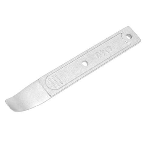 4140 Steel Automotive Pry Tool For Trim Panels And Fasteners, chrome molybdenum car panel removal tool with ergonomic curved tip, side view
