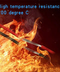 Hella Flexible 14 AWG Silicone Wire Red Black 10 Feet Stranded Tinned Copper Wiring Harness For Automotive Electrical Grounding and Low Resistance Power Builds with high temperature resistance in flames.
