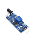 Two Pack Infrared Obstacle Avoidance Sensor Module with transmitting and receiving tubes for Arduino smart car projects, three-pin digital output