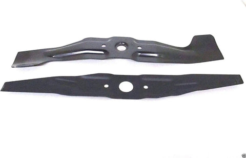Honda HRX Twin Blade Mulching Kit For HRS HRR Lawn Mowers, Genuine OEM Blades 72511-VH7-000 And 72531-VH7-000, blade set on display.