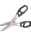 12 Inch Straight Cut Aluminum Snip With Comfort Grip For Easy Precise Aluminum Cutting High Carbon Steel Blades Large Handle Loops