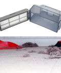 High Quality Replacement Dustbin Box For Lefant M210 M213 M210B M210S K2 K3 K3P K3A K4 K5 Robot Vacuum Cleaner Parts Collection System Storage Bin Container with visible filter and debris.
