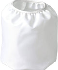 Super Performance Cloth Vacuum Filter For Enhanced Filtration And Dust Control Extends Cartridge Life Durable One Pack Replacement For Wet Dry Vacuums Tough On Messes Fine Dust And Heavy Debris, close up of white cloth filter bag.