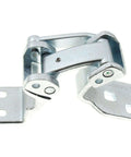 Chrome Door Hinge Set Pair For Ford Transit Connect 2010 2013 Left Driver And Right Passenger Upper Hinges close-up view
