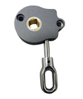 Manual Worm Gear Crank for Awning 1 To 13 Gearbox Outdoor Lawn Garden Replacement Handle Aluminum Alloy Construction Lightweight Yet Durable Fits Most Awnings No Fuss Quick Turn Operation