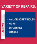 Wood Repair Wax Pens Set With Ten Blendable Colors For Hardwood Floors Cabinets And Furniture No Tools Needed Mess Free Fast Fix That Blends Perfectly And Lasts Long DIY Friendly variety of repairs including nail holes, nicks, scratches, and cracks.