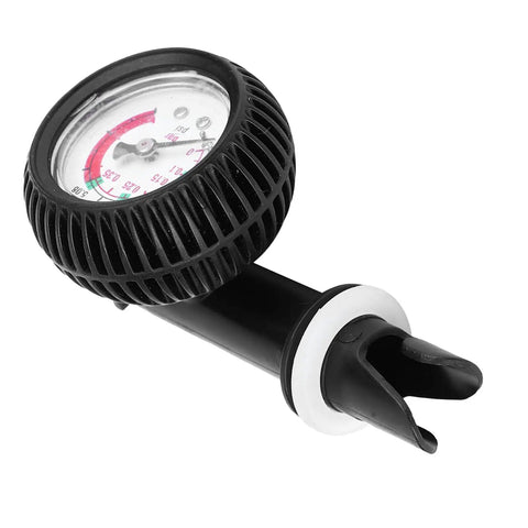 Must Have 0 To 5 PSI Air Pump Pressure Gauge For Inflatable Kayaks Boats And Surfboards with easy-read dial and valve adapter