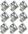50 Pack Tough As Nails Couch Spring Clips, Plastic Coated Upholstery Hardware For Zig Zag EK Springs, Zero Wiggle Sofa Chair Repair Kit, Hella Durable Furniture Fix Essentials featuring silver finish metal clips.