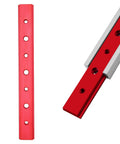200mm T Slot Miter Track Jig For Woodworking Pro Grade Aluminum Alloy Miter Bar Accessory with red finish and smooth sliding