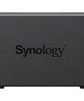 Front view of Top Shelf Network Attached Storage Server With Snappy Intel Celeron Chip, Six Gigabytes Ram, Sixteen Terabyte Hard Drive, One Terabyte Nvme Drive, Dual Gigabit Ethernet Port, And Zero Hassle Home Backup Setup featuring Synology logo.
