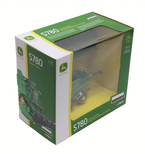 One Sixty Four Scale S780 Harvesting Combine Toy From Prestige Collection Ultra Realistic Tracked Model in display box