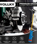 YOLKY brake pad wear sensor kit for Mercedes-Benz, front and rear, 4-pack with blue connector