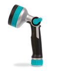 Heavy Duty Thumb Control Garden Hose Nozzle With Eight Pre Set Spray Patterns, Ergonomic Non Slip Handle, One Hand Trigger Lock