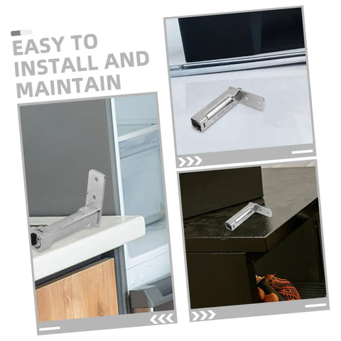 Refrigerator Door Hinge Replacement With Adjustable Freezer Pivot Hinge For Stable And Smooth No Fuss Commercial Freezer Door Operation, metal hinge installation.