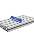 4 Pack 4040 Aluminum Extrusion T Slot 800mm Silver With 40x40 T Slotted Framing European Standard Anodized Linear Rail For 3D Printer Builds CNC Projects And DIY Machine Frames, stacked view