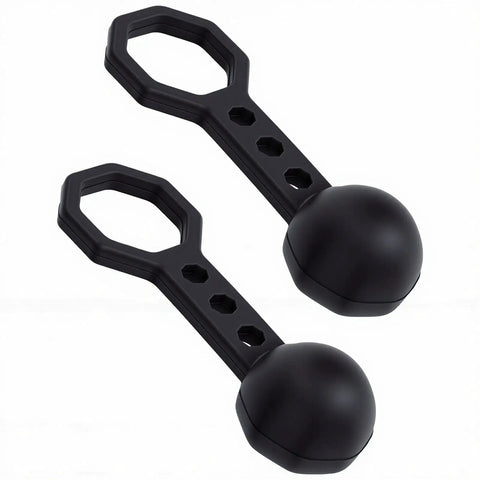 Eujgoov Magnetic Stud Finder 2 Pack Handheld Wall Metal Detector with Compact Portable Design for Hanging Mirror (Black) detailed view.