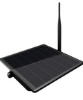 Kickass 5W Solar Outdoor Enclosure For Meshtastic Repeaters features a solar panel with an antenna, designed for long range wireless projects.