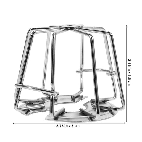Robust Fire Sprinkler Guard 2 75 Inch Universal Head Cover KnockOut Bump Shield with metal frame, measuring 2.75 x 2.55 inches.