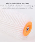 9 Inch Latex Floor Leveling Screed Roller Tool Heavy Hitter For Epoxy Floors And Self Leveling Compound Drill Attachment with detailed bristles.