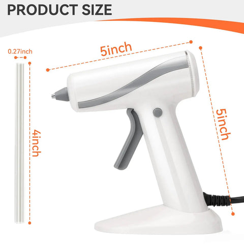 Mini Hot Glue Gun Kit With 30 Glue Sticks High Temp For School Crafts DIY Projects Arts And Quick Home Repairs Ergonomic Compact Design