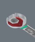 Close-up of Joker Double Open Ended Wrench 10x13mm 167mm Length Beefy Grip Jaw Plate Non Slip Limit Stop Double Hex Geometry