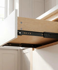 Beefy Undermount Drawer Slides Kit With Metal Rails And Back Mount Guides For Rock Solid Smooth Operation And Lasting Performance DIY Friendly Furniture Hardware That Installs Easy, black metal slides on wood drawer