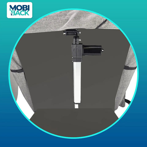 Cool Electric Lifting Backrest For Bed That Lets You Sit Up Easy With Smooth Pump System close-up of lift mechanism.