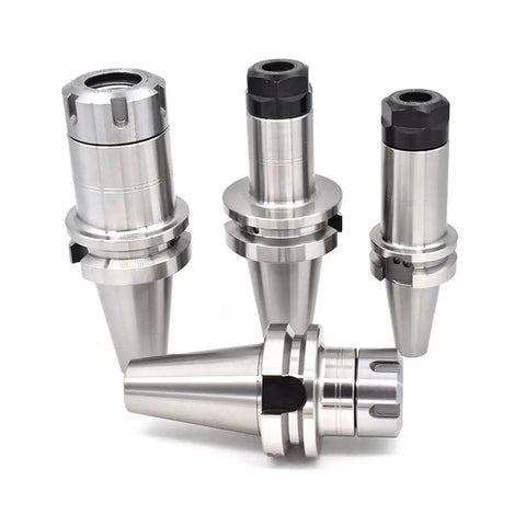 Hardcore Dynamic Balanced Collet Chuck Tool Holder Bt40 And Bt30 With Er Adapters 0.002Mm Precision For Cnc Milling 100Mm Length, steel body
