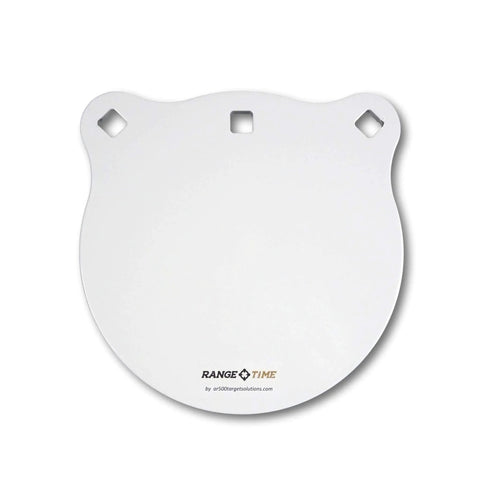 Heavy Duty AR500 Steel Target Set For Rifle And Pistol Practice, Includes Ten Inch, Eight Inch, Six Inch, Four Inch Gongs And Twelve By Twenty Silhouette Plate, One Half Inch Thick, Made In USA, Veteran Owned Range Gear For Real Shooters