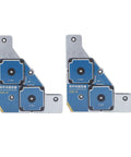 Heavy Duty 50KG Magnetic Welding Clamp With Double Layer Galvanized Steel for precise alignment in fabrication tasks.