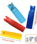 Grease Zerk Cleaner Kit For Grease Fittings With Four Color Cleaners And One Zerk Fitting A Real Game Changer That Makes Greasing Easier No Mess Pro Grade Vehicle Repair Tool With Durable PA66 Construction displayed.