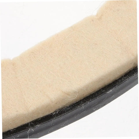 Close-up of textured Universal Indoor Bike Brake Pads for Stationary Cycles, beige felt material for exercise bikes.