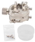Pro Grade Stainless Steel Watch Movement Base Holder For Repairs And Adjustments Heavy Duty Fixation Tool with screws and box