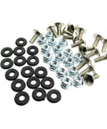 Beefed Up M6 X16 ATV Quad Plastic Fender Bolt Washer Nut Screw Kit compatible with 50cc-125cc ATVs, bolts, washers, nuts