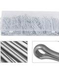 Heavy Duty Split Pin Assortment Kit With 556 Rust Resistant Cotter Pins In Various Sizes For Industrial Machinery And Workshop Projects Inside Large Storage Case.