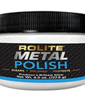 Heavy Duty Metal Polish Paste 4.5 Oz For Aluminum, Chrome, And Stainless Steel, Scratch Remover And Cleaner jar