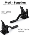 Heavy Duty Gate Latch For Wooden Fence Gates Self Locking With Gravity Closure Outdoor Wood Door Hardware Kit installation