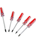 Top Shelf 5 Piece Spanner Screwdriver Set Featuring Strong Magnetic Tips In M1.7 M2.0 M2.3 M2.6 And M2.8 Sizes For Precision Electronics Repair Watchmaking And Jewelry Crafting Durable Steel Construction To Nail Fasteners Hassle Free.