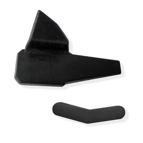 Durable Nylon Tire Changer Insert Kit For Duck Head Mount Demount Tool Wheel Rim Edge Protector, black nylon inserts shown