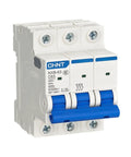 Three Pole D40 Miniature Circuit Breaker for home and light commercial panels, fast trigger quick trip function, compact 3P breaker