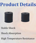 16 Pieces Silicone Bed Leveling Mounts For 3D Printers, Heat Resistant Bed Spacers, Black, shock absorption and temperature resistance