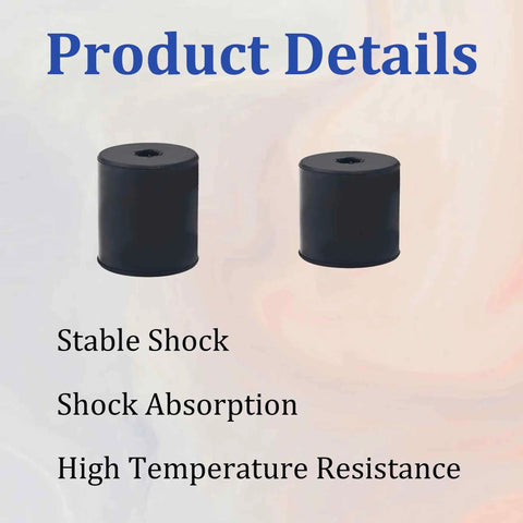16 Pieces Silicone Bed Leveling Mounts For 3D Printers, Heat Resistant Bed Spacers, Black, shock absorption and temperature resistance